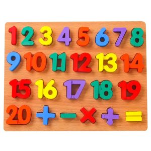 Montessori Learning with Toys, Learning Numbers 1-20 Wooden Activity Board