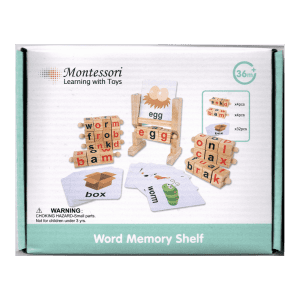 Montessori Learning with Toys, 40 pc. Word Memorization Game